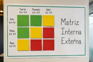 Exposición de matriz IE